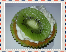 Cupcakes de Kiwi